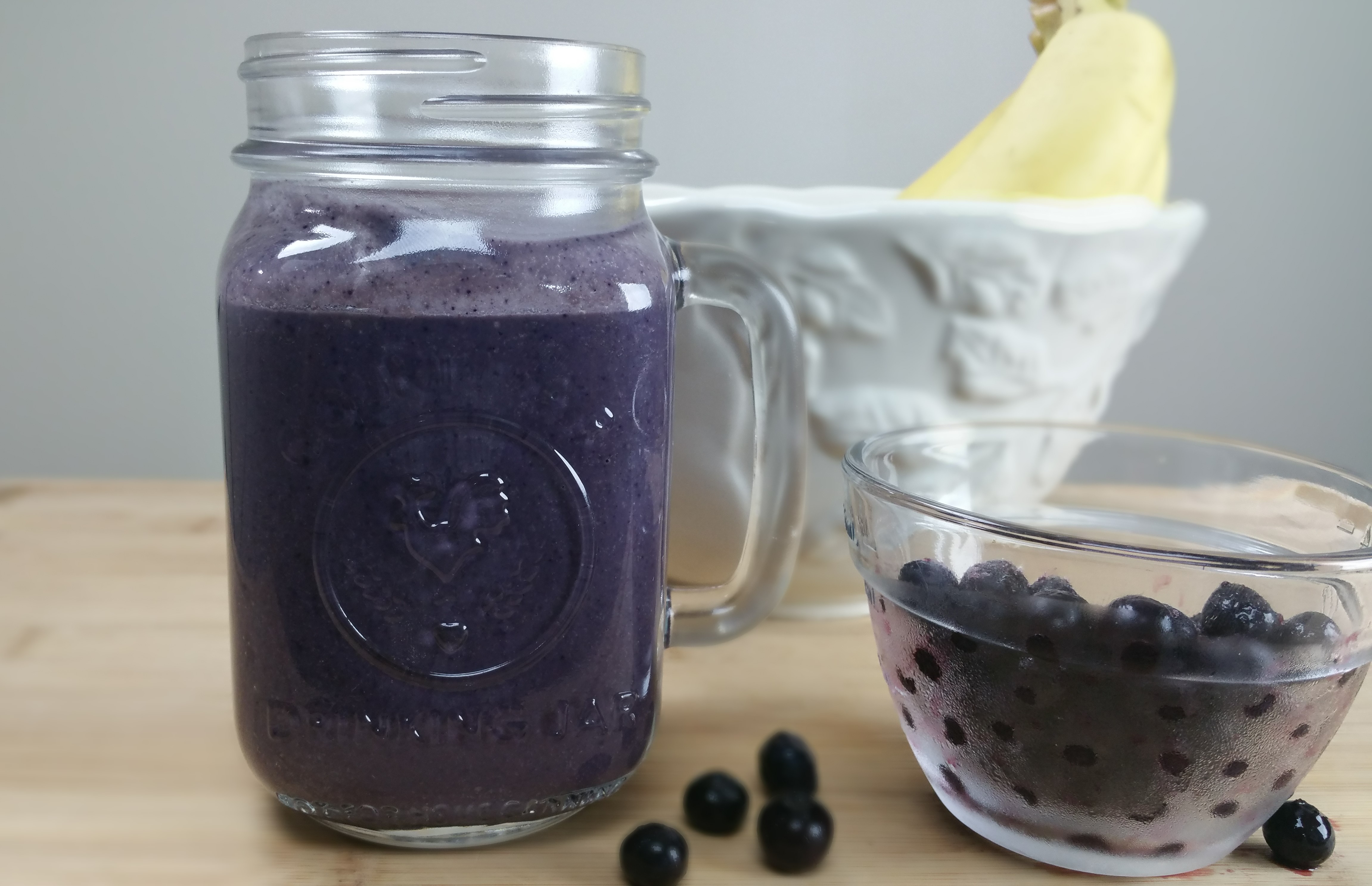 Blueberry Banana Protein Smoothie